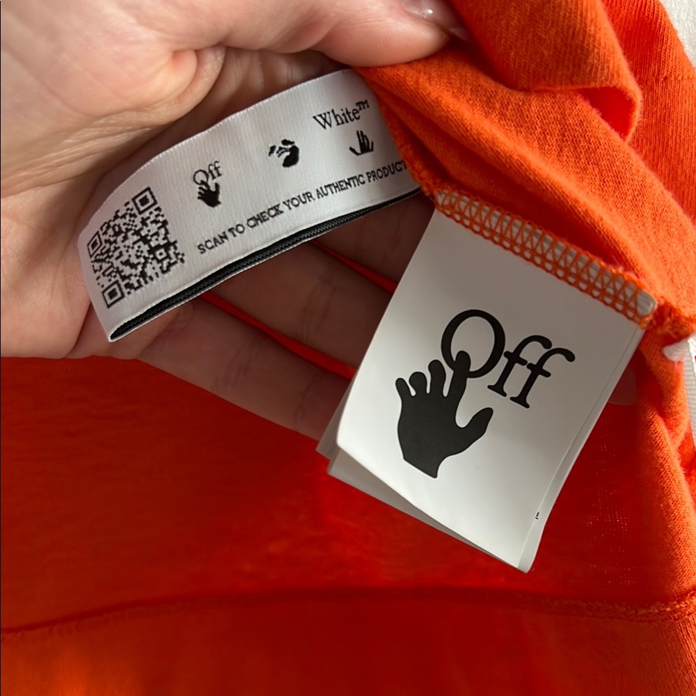 Off-White orange T-shirt - Original - Picture 4 of 10